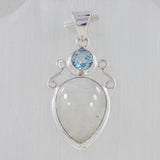 Larimar 925 Silver Pendant