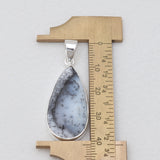Dendritic Opal Silver Pendants