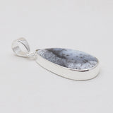 Dendritic Opal Silver Pendants