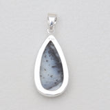 Dendritic Opal Silver Pendants