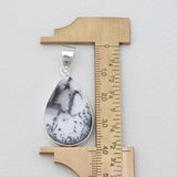 Dendritic Opal Silver Pendants