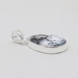Dendritic Opal Silver Pendants