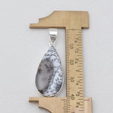 Dendritic Opal Silver Pendants