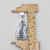 Dendritic Opal Silver Pendants