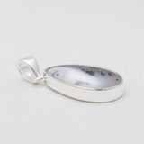 Dendritic Opal Silver Pendants