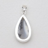 Dendritic Opal Silver Pendants