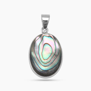 Abalone Shell Silver Pendants