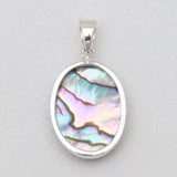 Abalone Shell Silver Pendants
