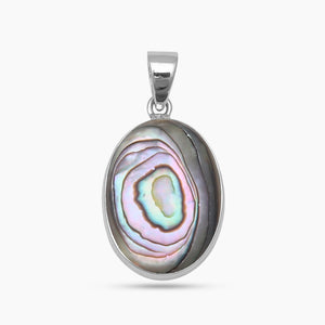 Abalone Shell Silver Pendants