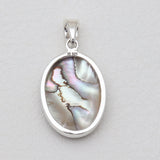 Abalone Shell Silver Pendants