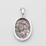 Abalone Shell Silver Pendants
