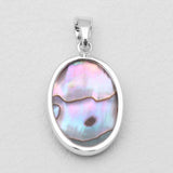 Abalone Shell Silver Pendants