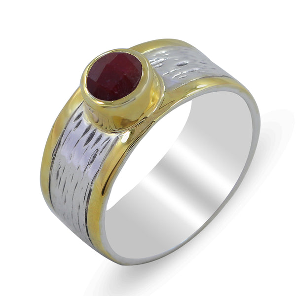 925 Sterling Silver Two Tone Black Onyx Rings