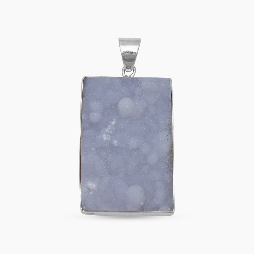 Calcite Druzy Silver Pendants