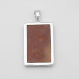 Calcite Druzy Silver Pendants
