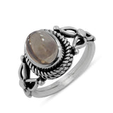 Labradorite Gemstone Sterling Silver Ring