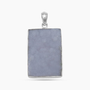 Calcite Druzy Silver Pendants