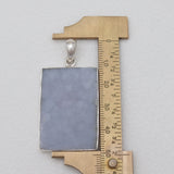 Calcite Druzy Silver Pendants