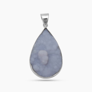 Calcite Druzy Silver Pendants