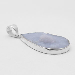 Calcite Druzy Silver Pendants
