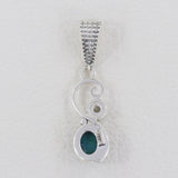 925 Starling Silver Black Star Pendant