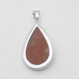 Calcite Druzy Silver Pendants