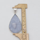 Calcite Druzy Silver Pendants