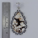 Australian Peanut Wood Jasper Silver Pendant