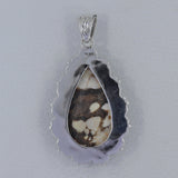 Australian Peanut Wood Jasper Silver Pendant