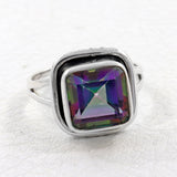 Mystic Quartz Silver Ring