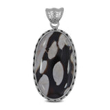 Peanut Wood Jasper 925 Sterling Silver Pendant