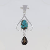 925 Silver Tibetan Turquoise Pendant