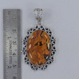 Australian Peanut Wood Jasper Silver Pendant