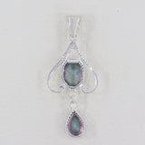 925 Silver Tibetan Turquoise Pendant