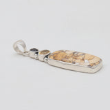 Brecciated Mookaite Silver Pendants