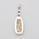 Brecciated Mookaite Silver Pendants