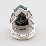 Natural Green Kyanite 925 Sterling Silver Ring