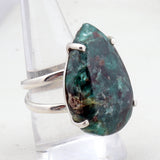 Natural Green Kyanite 925 Sterling Silver Ring