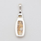 Brecciated Mookaite Silver Pendants
