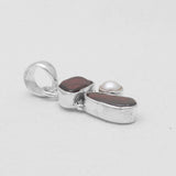 Garnet Silver Pendants