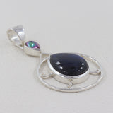 925 Starling Silver Spectrolite Pendant