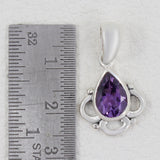 Blue Topaz Pendant 925 Sterling Silver