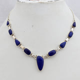 Lapis Lazuli Silver Necklace