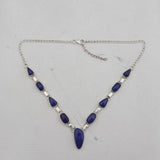 Lapis Lazuli Silver Necklace