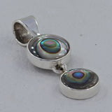 Abalone Shell Silver Pendant