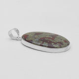 Dragon Bloodstone Silver Pendants