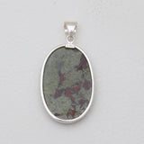 Dragon Bloodstone Silver Pendants