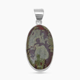 Dragon Bloodstone Silver Pendants