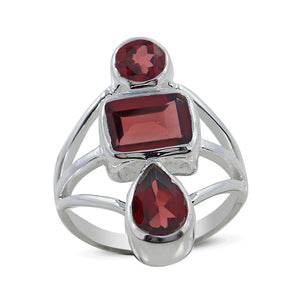 925 Sterling Silver Blue Topaz Ring