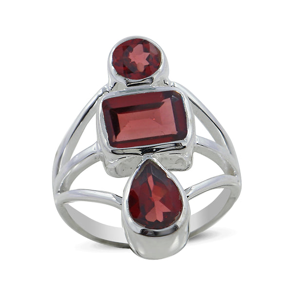 925 Sterling Silver Blue Topaz Ring